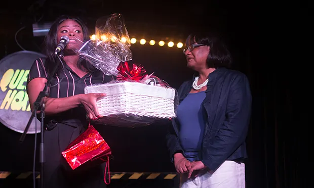 ‘Selfless’ Diane Abbott celebrated at Queen of Hoxton after hashtag craze