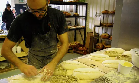 Master baker Simone at e5 Bakehouse