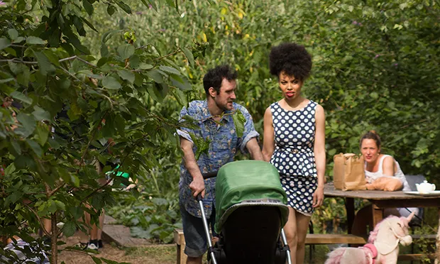 Young couple in Eastern Curve Garden