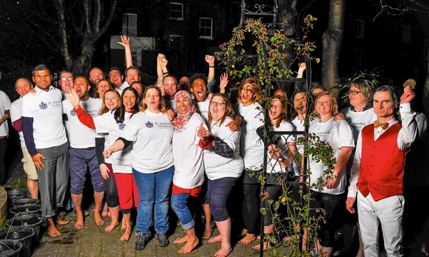 Firewalkers hotfoot it to fundraise for local hospice