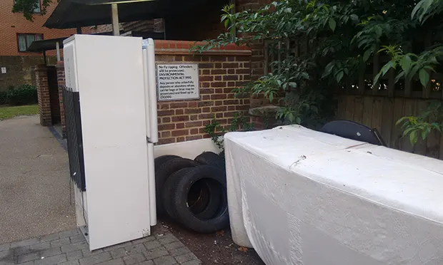 Residents up in arms over Northwold Estate ‘dumping ground’