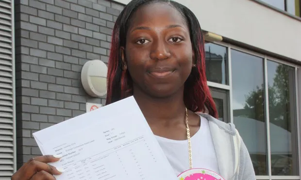 Hackney students outperform in GCSE results Urswick student Khadijat Lawal
