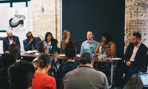 Mayoral candidates quizzed at Hackney Citizen hustings at the Arcola Theatre