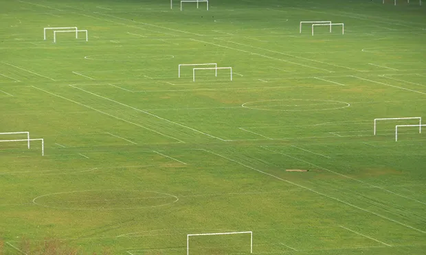 Hackney Marshes, the current home of Sporting Hackney FC.