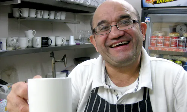 "We’ll be unemployed after ten years here": Franco Aviette, the proprietor of Griddlers' Café