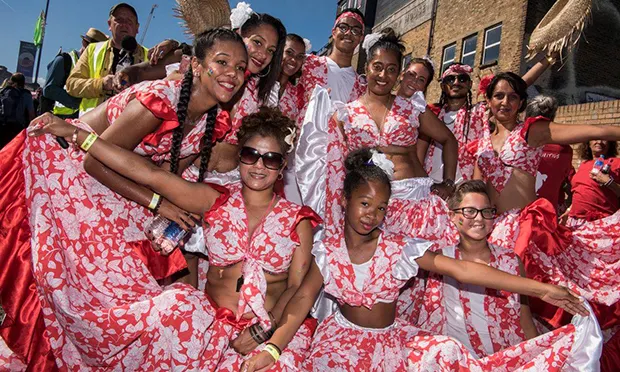 Carnival of colours. Photograph: Sean Pollock