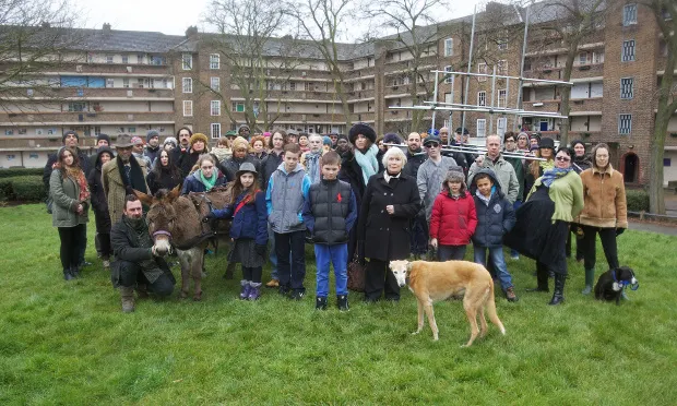 Haggerston Estate Funeral shoot