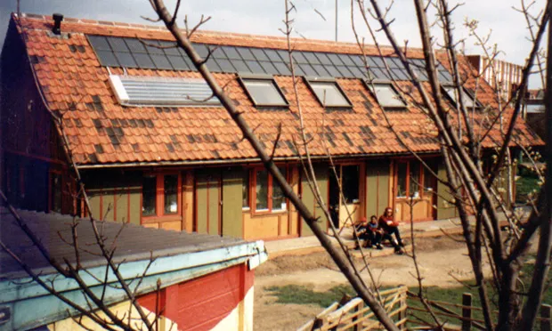 Funded by grant giving trusts and the national lottery, London's first solar powered building was built in 1995 at Homerton G