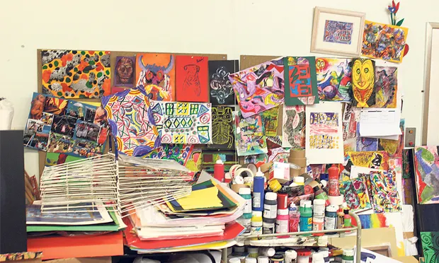 Therapeutic: a view of Homerton's art room