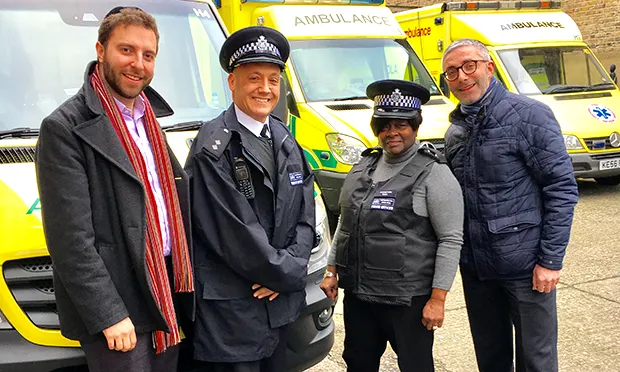 Politicians join police officers on the beat in Hackney