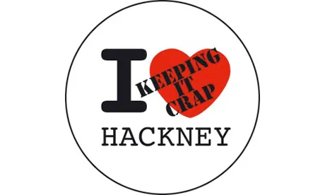 hackney keeping it crap eel badge
