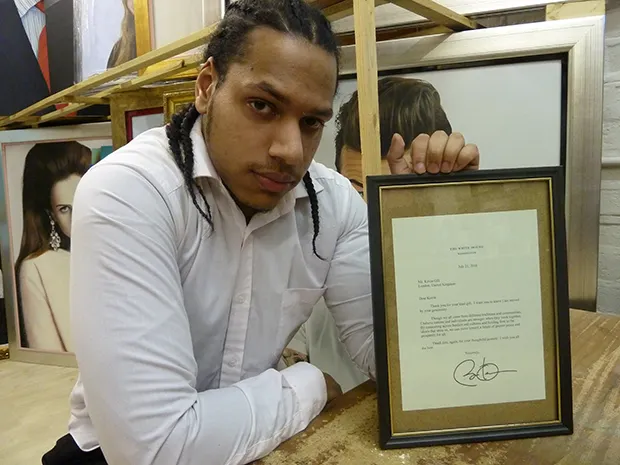 Homerton artist thrilled after Obama praises ‘billion-dollar painting’