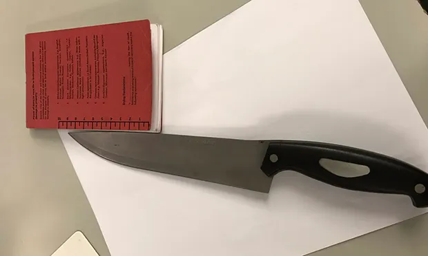 Boy aged 12 caught carrying 8-inch blade in Hackney