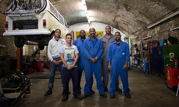 Len Maloney and his JC Motors team