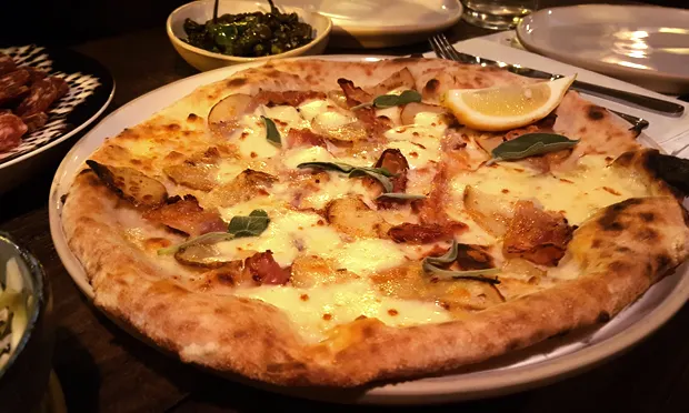 'Subtle smokiness': the Smokey Bandit pizza.