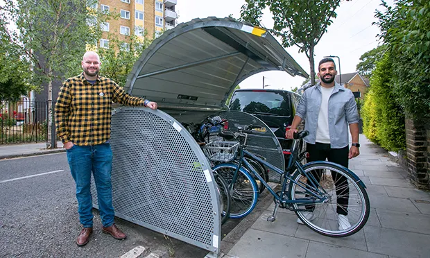 Cycling campaigners welcome council’s pledge to install 675 storage hangars across Hackney – but concerns remain over price