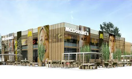 McDonalds exterior Olympic Park artist impression