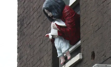 Maria von Köhler,s Michael Jackson sculpture at the Premises Studios