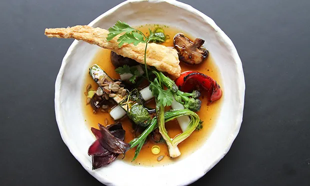 Mushroom dish at Chriskitch