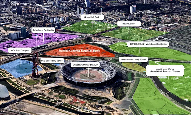 Impression of regeneration plans for the Olympic Park