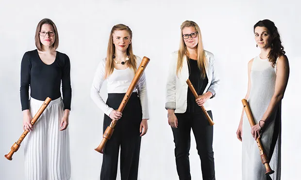 Recorder quartet Palisander to launch debut album at St John’s Smith Square