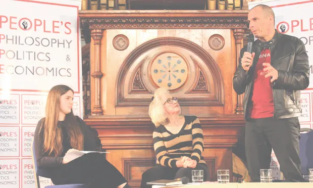 Yanis Varoufakis gives his lecture