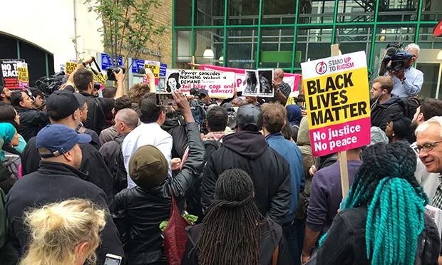 'Understandable anger': protestors at today's vigil
