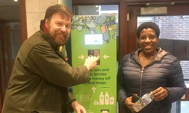 UK first as Town Hall trials ‘reverse vending machine’ on Hoxton estate