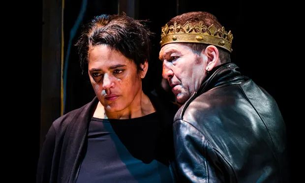 "Working class insouciance": Greg Hicks and Sara Powell in Richard III. Photograph: Alex Brenner