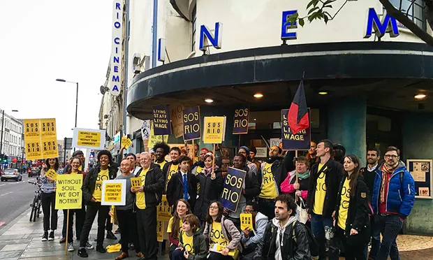 Rio Cinema workers strike over living wage and job cuts