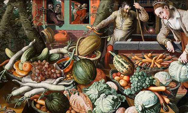 Market scene from 1550s by Peter Aertsen. Image: Wikimedia (Creative Commons)