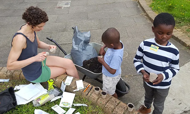 A group of Hackney residents are using a doughnut to reinvigorate their community