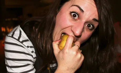Russet apple bite
