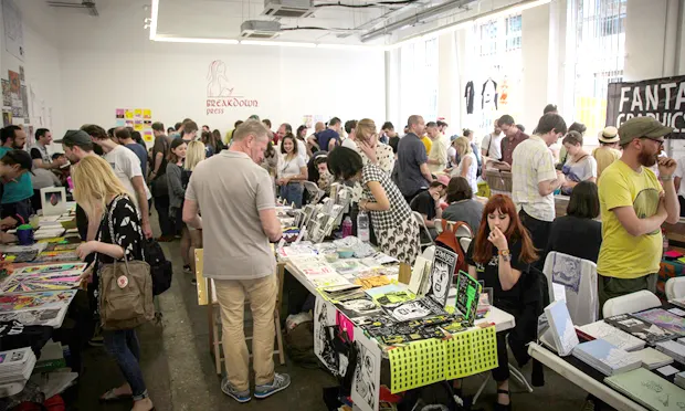 Attendees at last year’s Safari Festival filled Protein Studios en masse. Photograph: Breakdown Press.