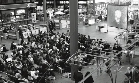 Black and white silent screening