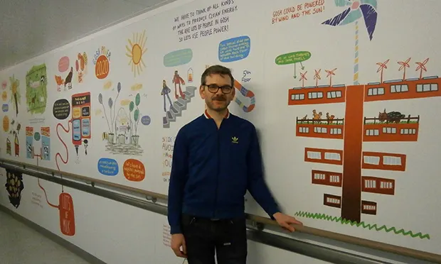 Primary school pupils brush up for Ridley Road art project