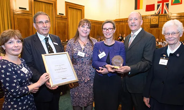 St joseph's hospice mayor's civic award