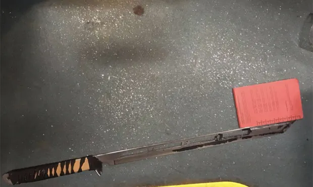 Sword found police Victoria Park