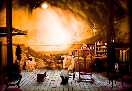 Toby Jones as Turner in The Painter. Photo by Simon Annand