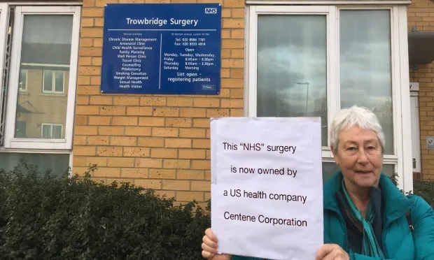 Campaigners to protest at GP surgeries as outrage grows over US takeover