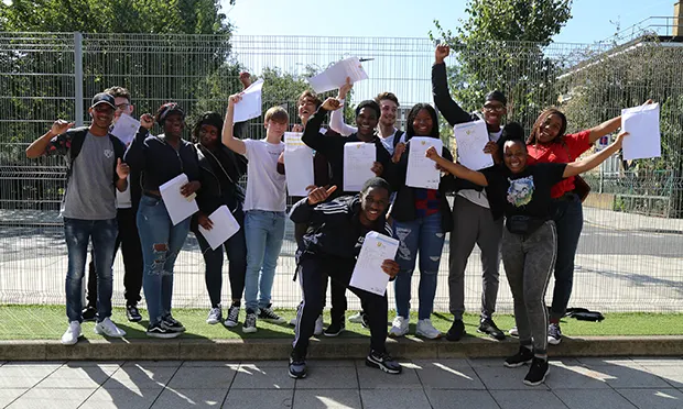 GCSE Results Day: Students across Hackney collect their grades