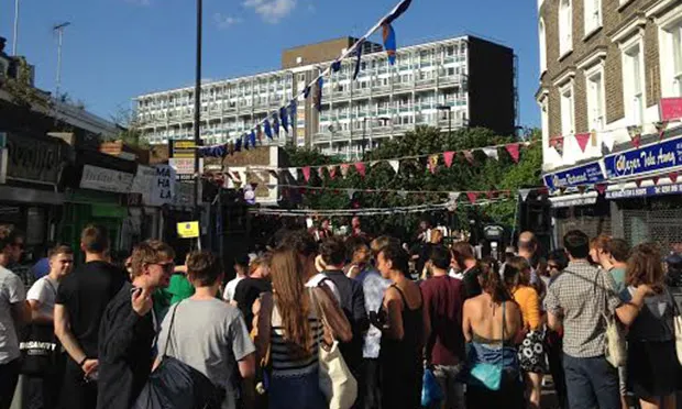 Well Street Market in a previous incarnation