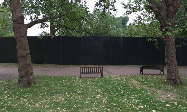 wireless festival fence perimeter finsbury park