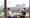Comfortable: estate residents dine out on their balcony. Photograph: Anton Rodriguez