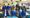 Queensbridge Primary School pupils with Shobu Kapoor and Colin McFarlane