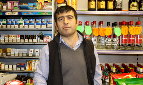 Ahmet Topuyrek, off-licence shopkeeper