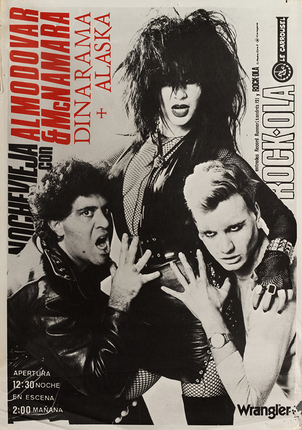 New Year's Eve poster with Pedro Almodovar (left)