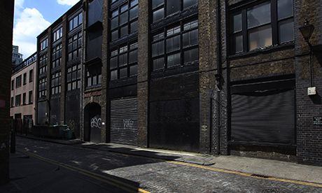 Blossom Street warehouses. Photograph: Simon Mooney