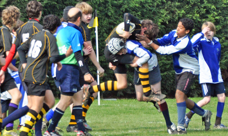 Hackney Bulls back rower Cameron Kirkpatrick v London Wasps