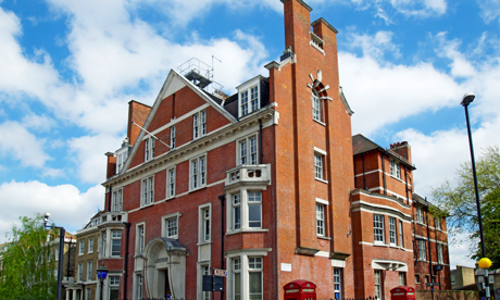 The former Hackney Central Police Station, before it closed last July.